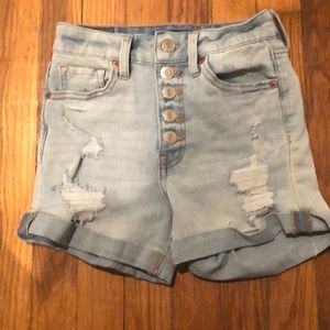 High Waisted Blue Jeans